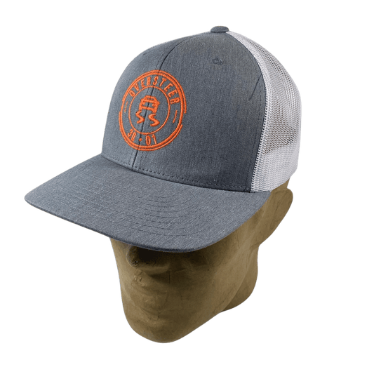 Casquette Trucker « Silverstriker » Gris et Blanc – Édition Rally Lifestyle